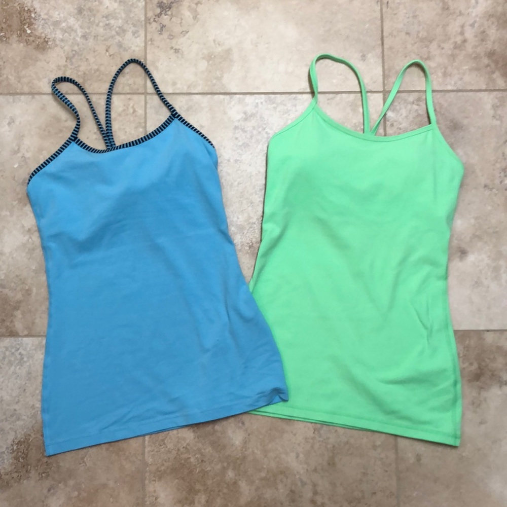 Lululemon spaghetti strap tank tops